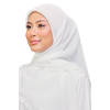 Sulam Teja Cotton Voile Square in Cotton White